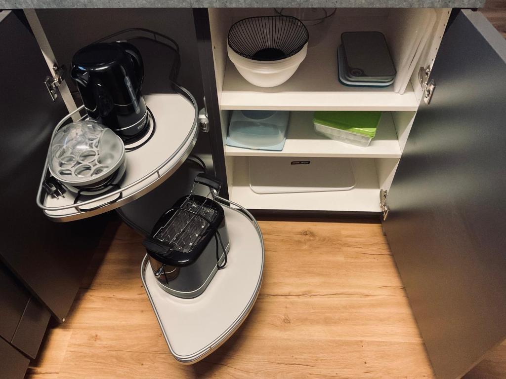 Cucina o angolo cottura di Ferienwohnung Alpenglück