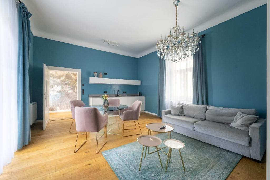Posezení v ubytování Designer Boutique Apartments Graz Trauttmansdorffgasse