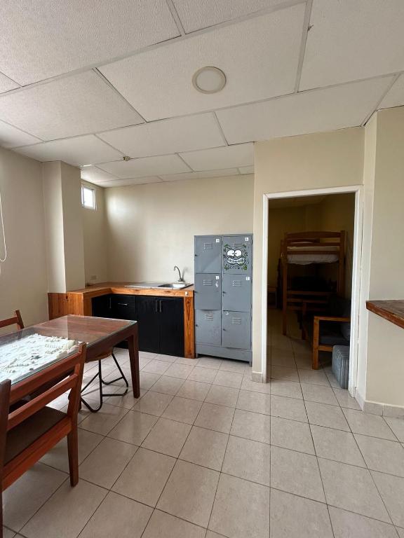 Kuchyň nebo kuchyňský kout v ubytování Chescos Hotel
