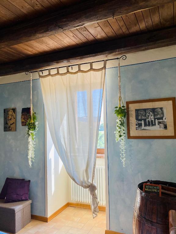 Posezení v ubytování Chateaux de Pep