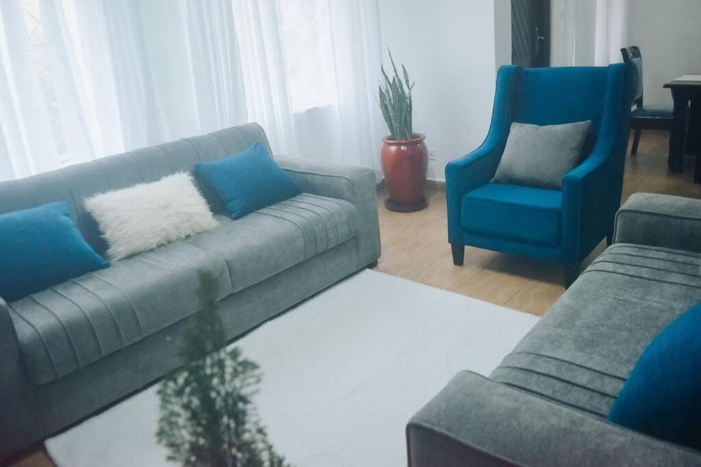Posezení v ubytování Saruni Homes