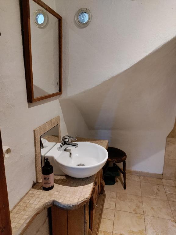Koupelna v ubytování Petersholm