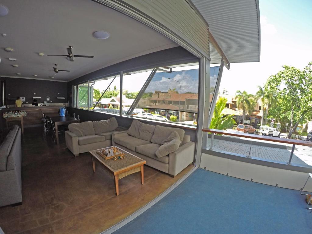 Posezení v ubytování Global Backpackers Port Douglas