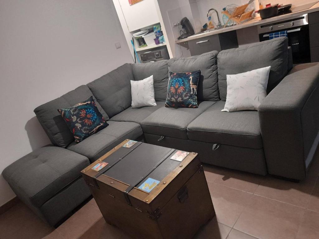 Posezení v ubytování Appartement agréable dans résidence calme avec Wifi