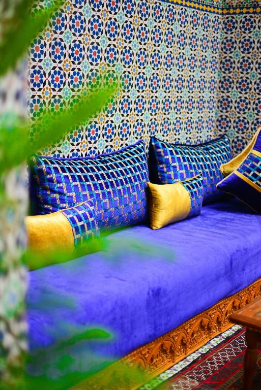 Posezení v ubytování Riad Dilar Fes & Spa