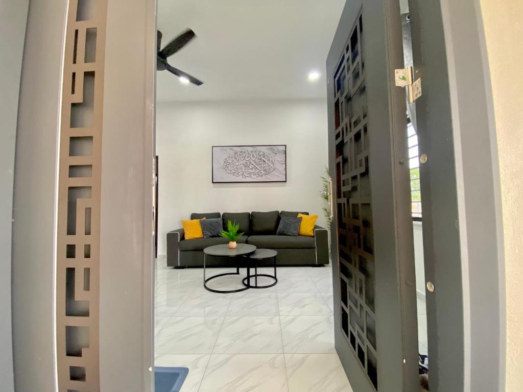Istumisnurk majutusasutuses Homestay Bendang Morak