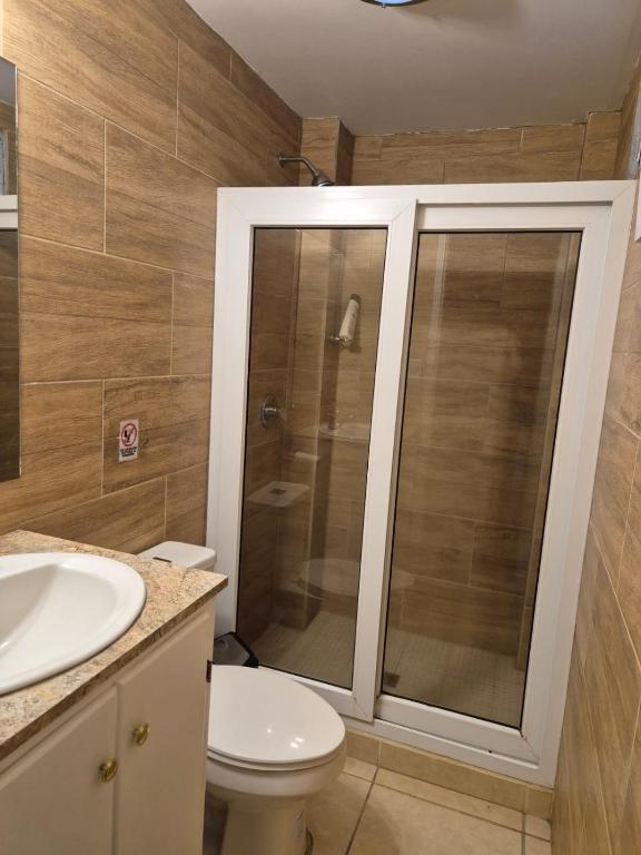 Koupelna v ubytování Aparta-Hotel Carmela #2
