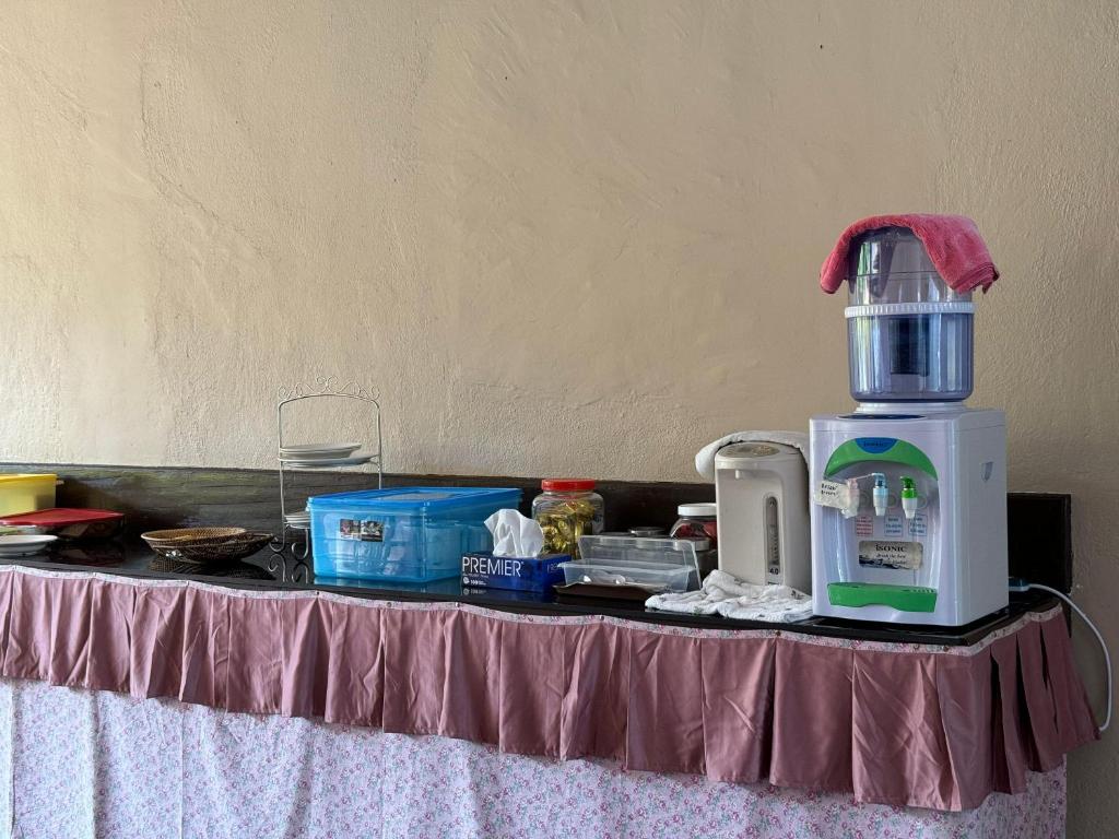 Příslušenství pro přípravu čaje a kávy v ubytování Myoldhouse
