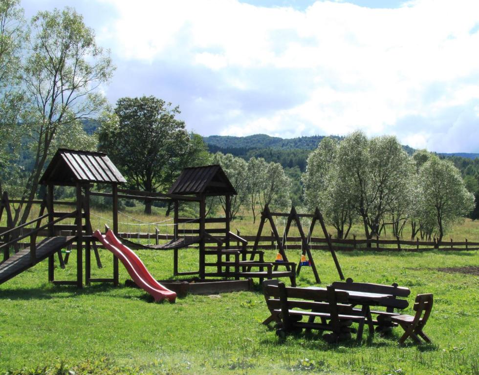 Detský kútik v ubytovaní Dom Gościnny Borsuczyna