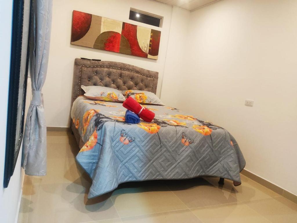 Postel nebo postele na pokoji v ubytování C habitación con baño privado