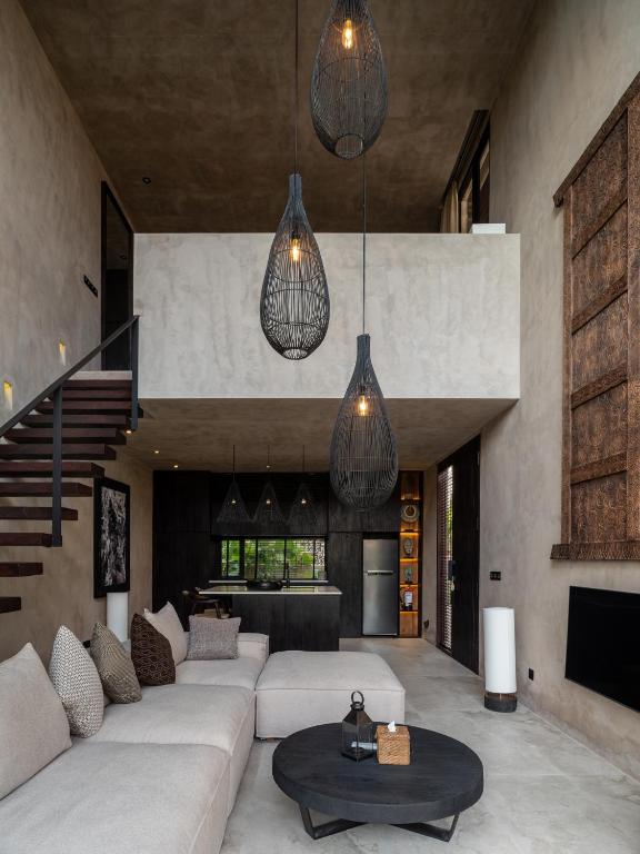 Posezení v ubytování Zendara Villas Canggu