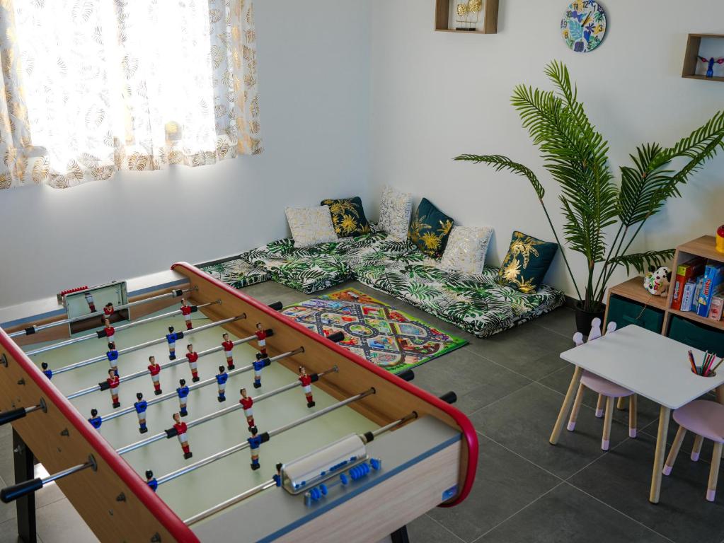 Herní místnost v ubytování Villa Petit Paradis