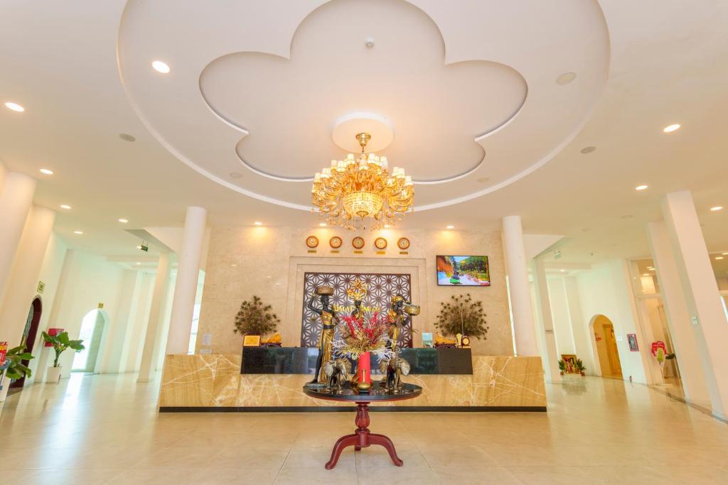 Khu vực ghế ngồi tại Dalat Wonder Resort