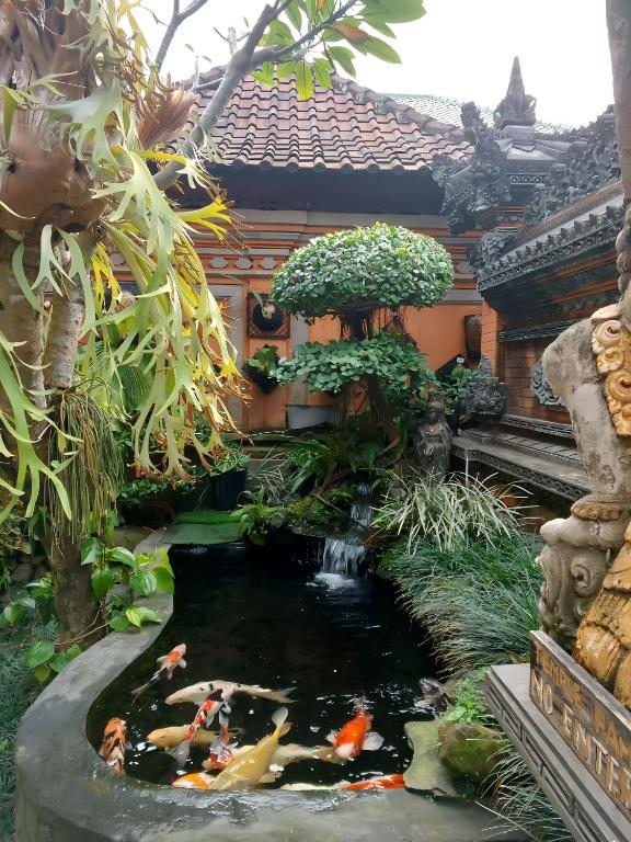 Zahrada ubytování Arjuna Homestay Ubud