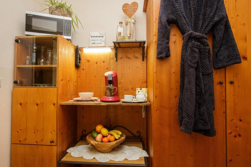 Kuchyň nebo kuchyňský kout v ubytování Mediterran Hotel Juwel