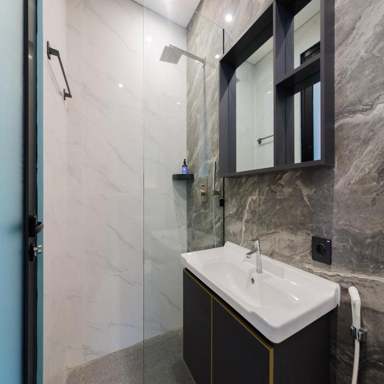 Koupelna v ubytování Sans Hotel Kedoya