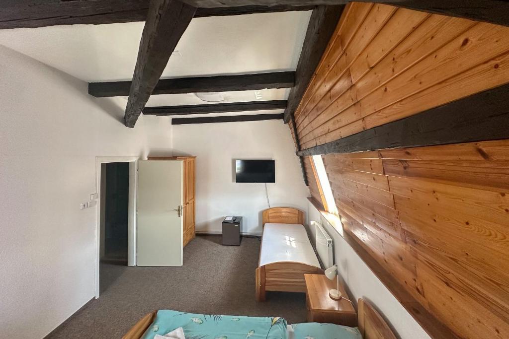 Postel nebo postele na pokoji v ubytování Hotel RON