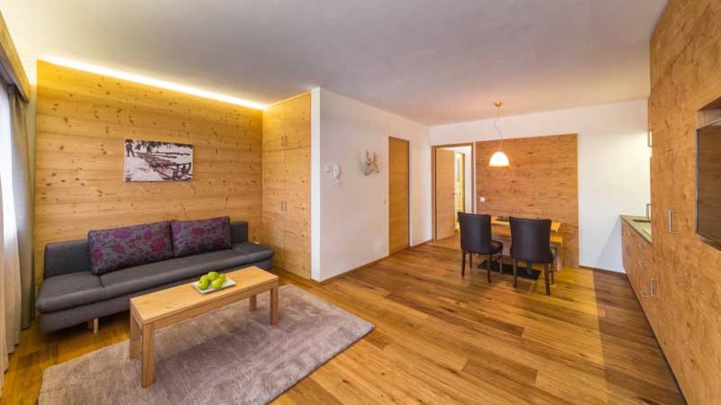 Posezení v ubytování ALMA mountain residence