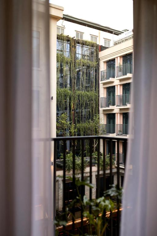 Balkón nebo terasa v ubytování REY Hotel Hanoi