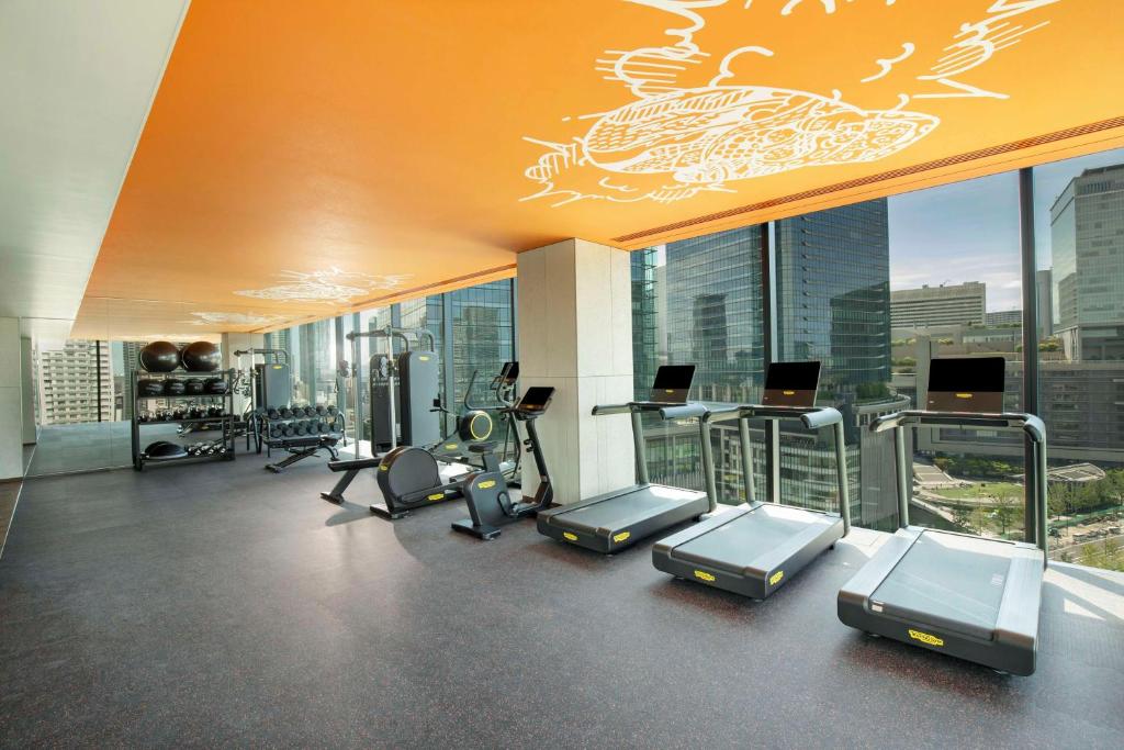 Fitness centrum a/nebo fitness zařízení v ubytování Canopy By Hilton Osaka Umeda