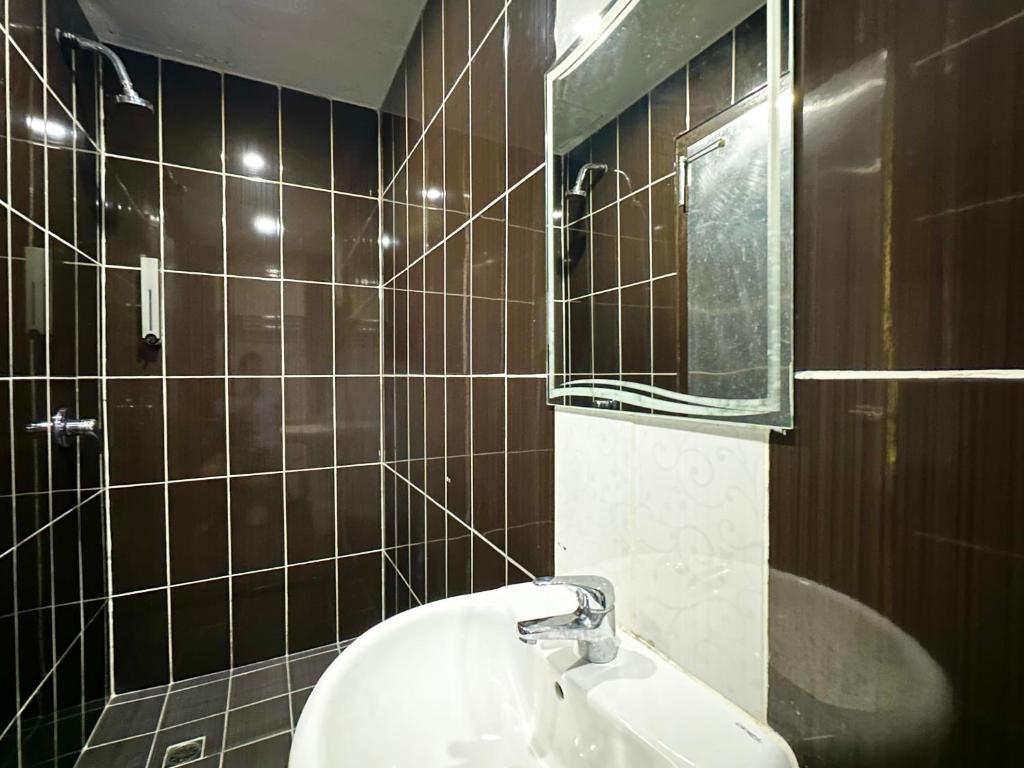 Koupelna v ubytování Park Hotel