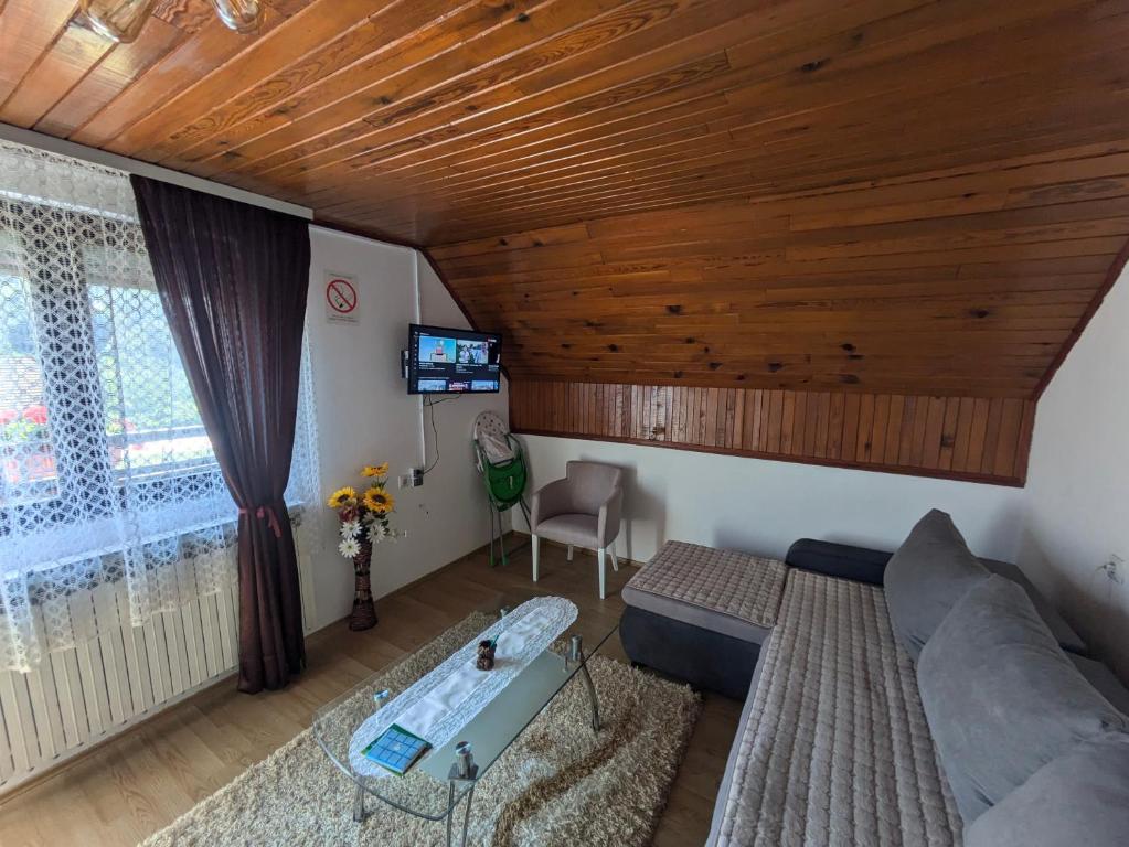 TV a/nebo společenská místnost v ubytování Villa MIR
