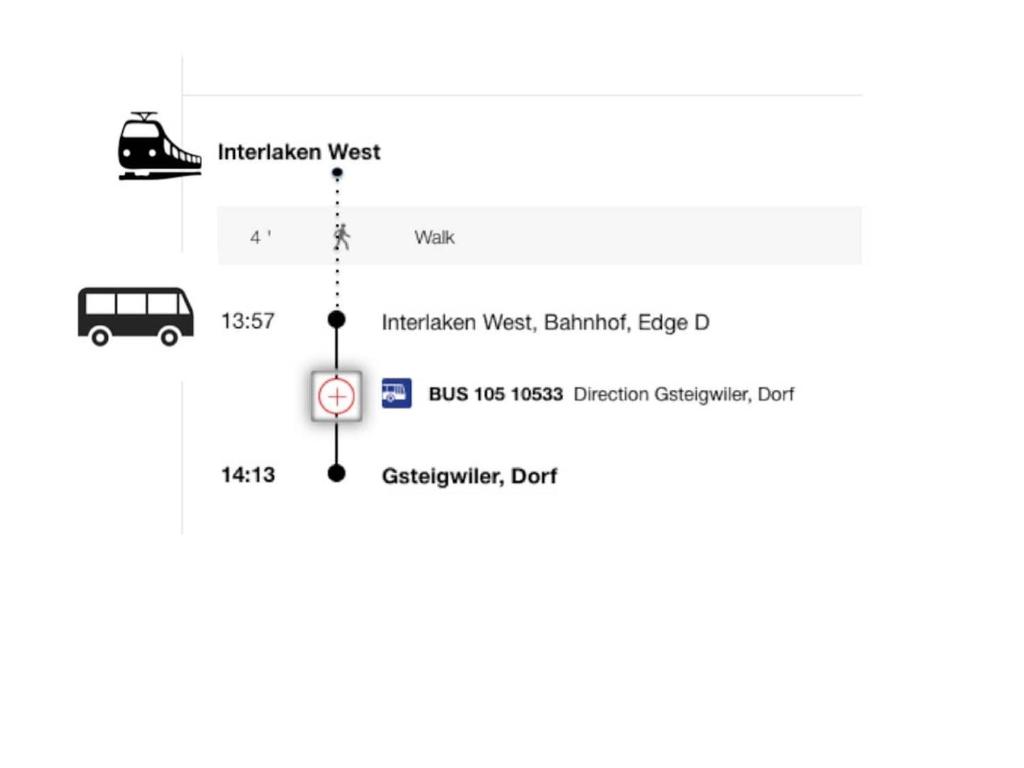 a diagram of a bus at Vintage Apartment By Apartments Capricorn in Gsteigwiler