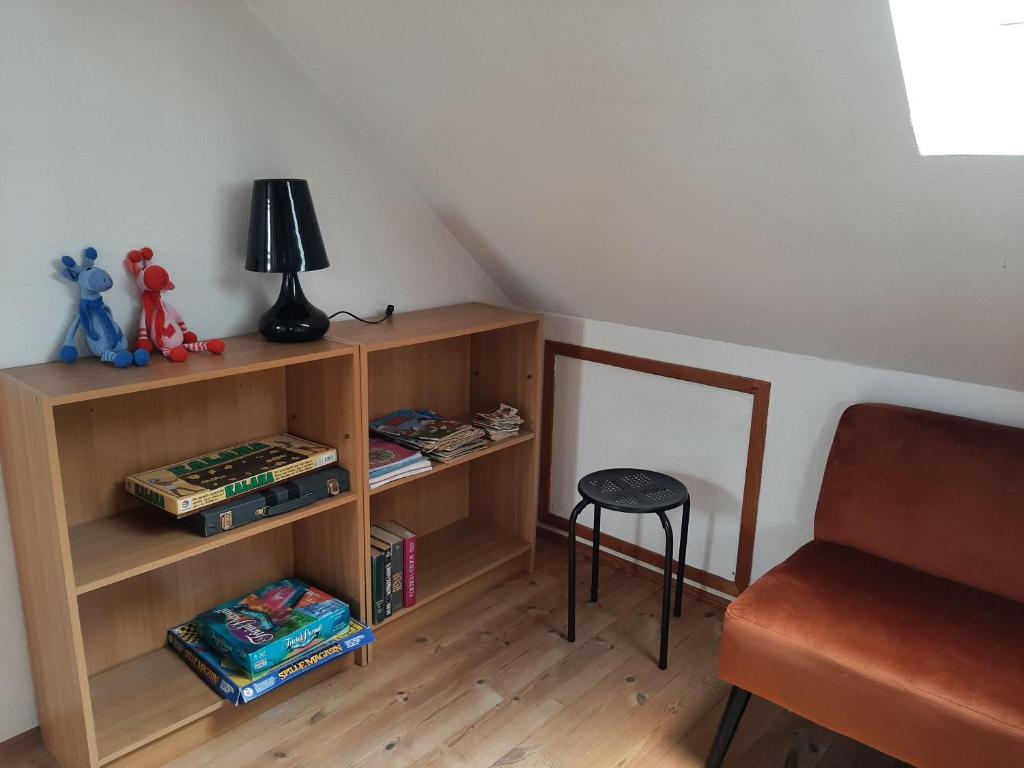 Posezení v ubytování Stor villa i Lendemarke