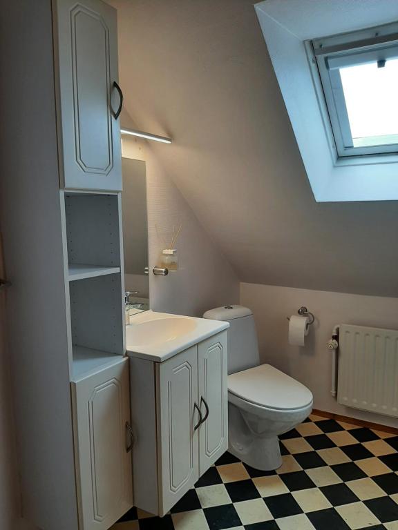 Koupelna v ubytování Stor villa i Lendemarke