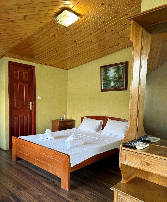 Postel nebo postele na pokoji v ubytování Hotel Odelia