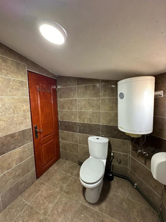 Koupelna v ubytování Hotel Odelia