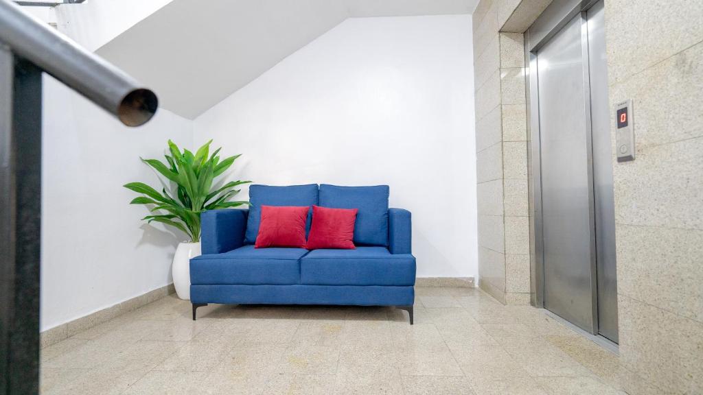 Posezení v ubytování Lekki FootPrint, Lekki Phase1