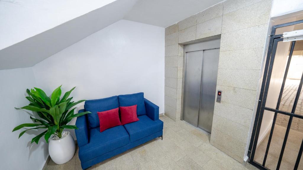 Posezení v ubytování Lekki FootPrint, Lekki Phase1