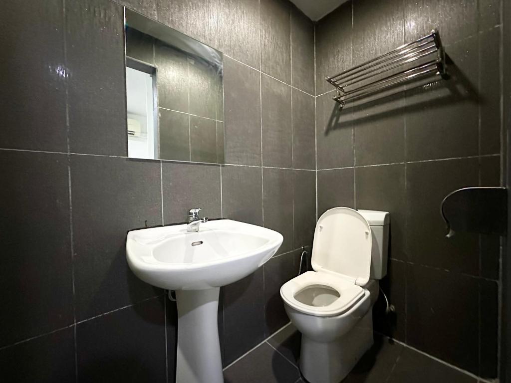 Koupelna v ubytování Park Hotel