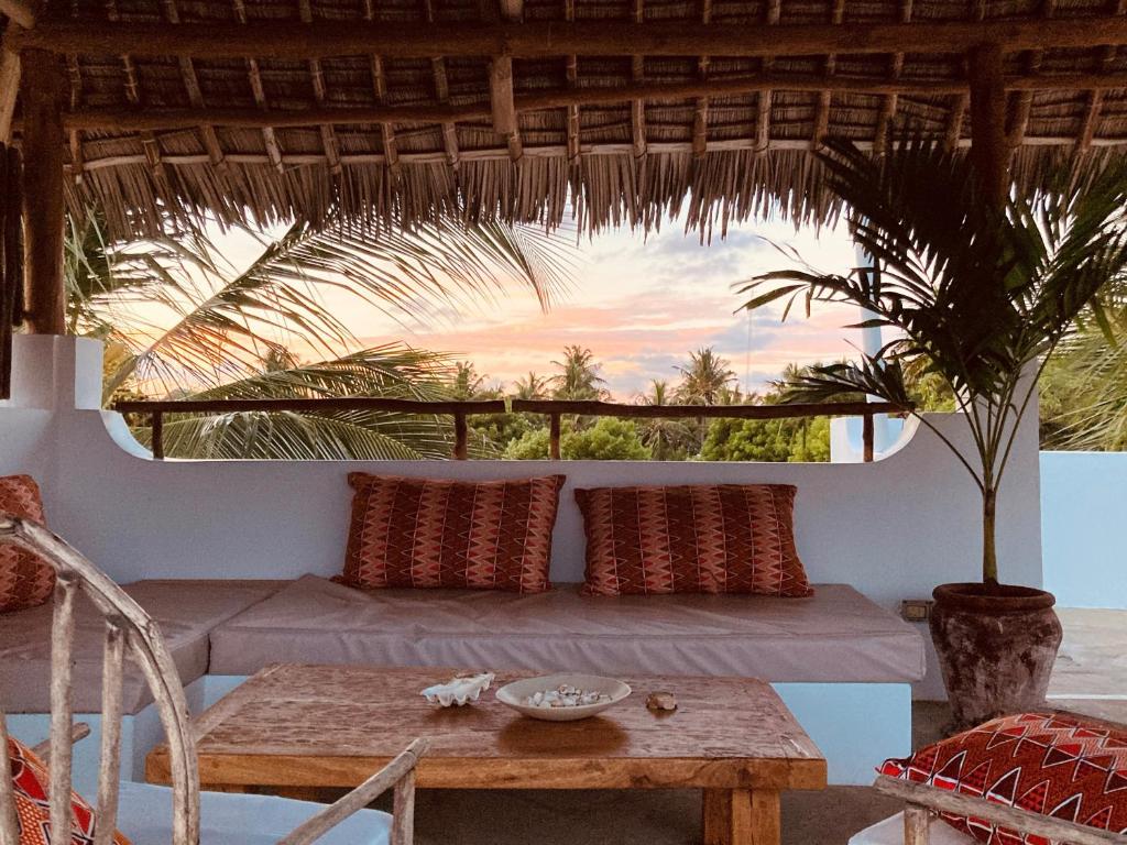 Balkón nebo terasa v ubytování Pucci House Watamu