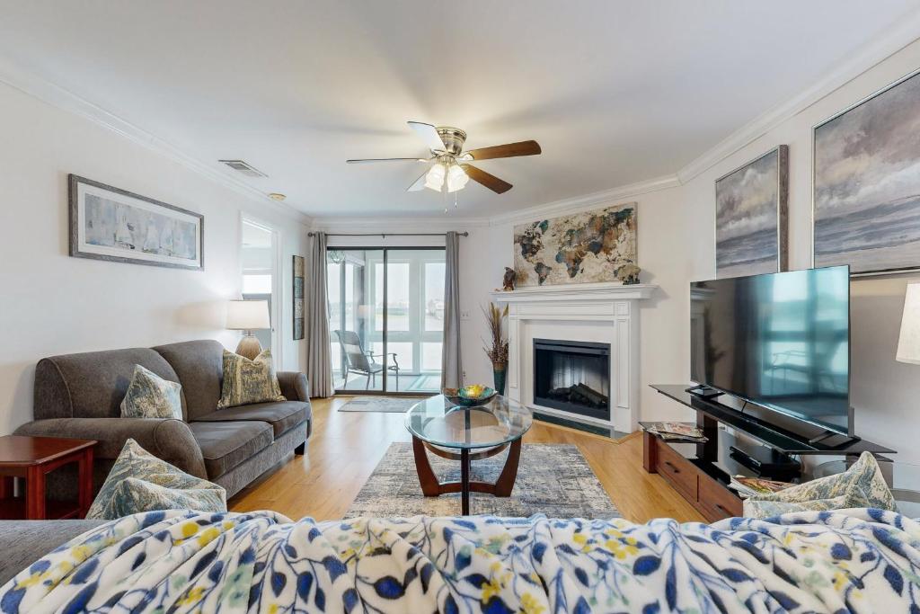 Posezení v ubytování Mariners Cay 26