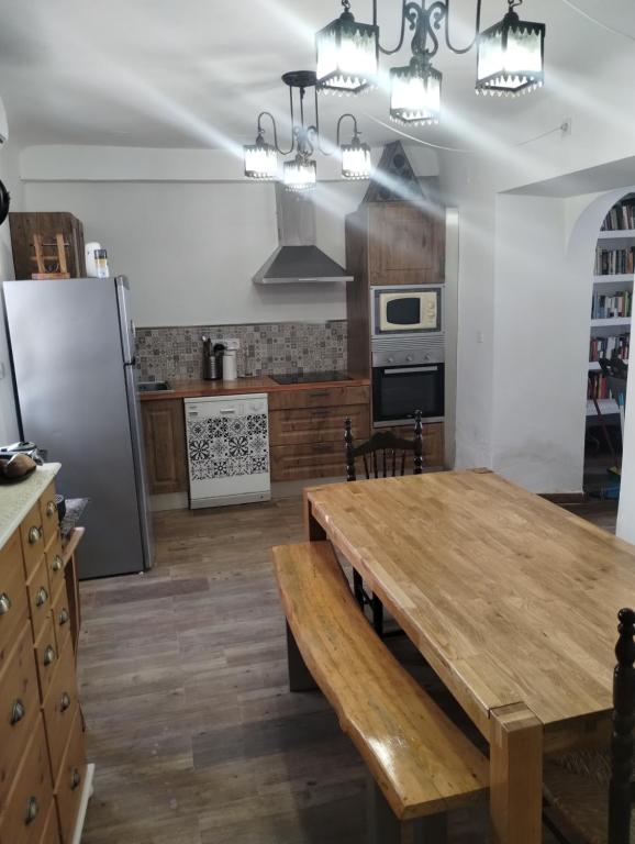 Kuchyň nebo kuchyňský kout v ubytování Casa rural con encanto