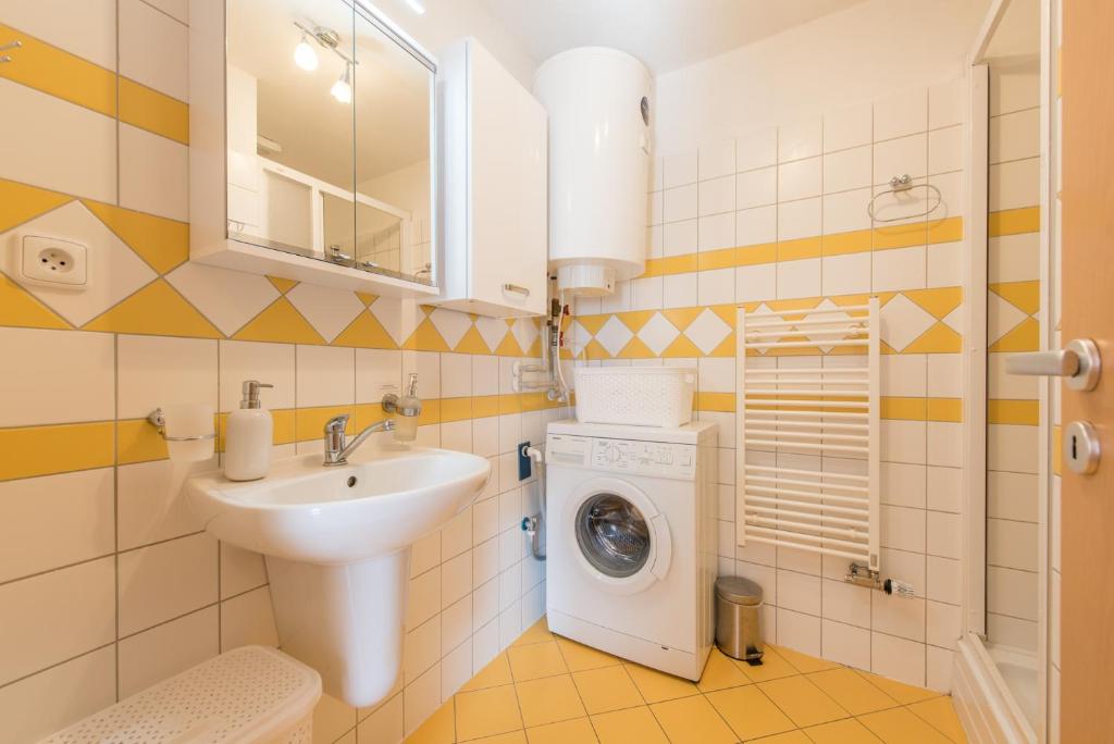 Koupelna v ubytování Apartmán Jonáš u pláže