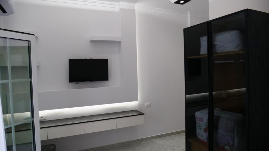 TV a/nebo společenská místnost v ubytování Bar Restorant Hotel Rama