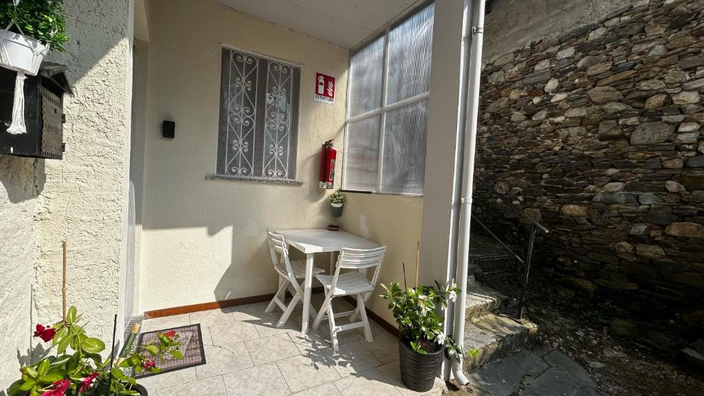 Balkón nebo terasa v ubytování Casa9cento
