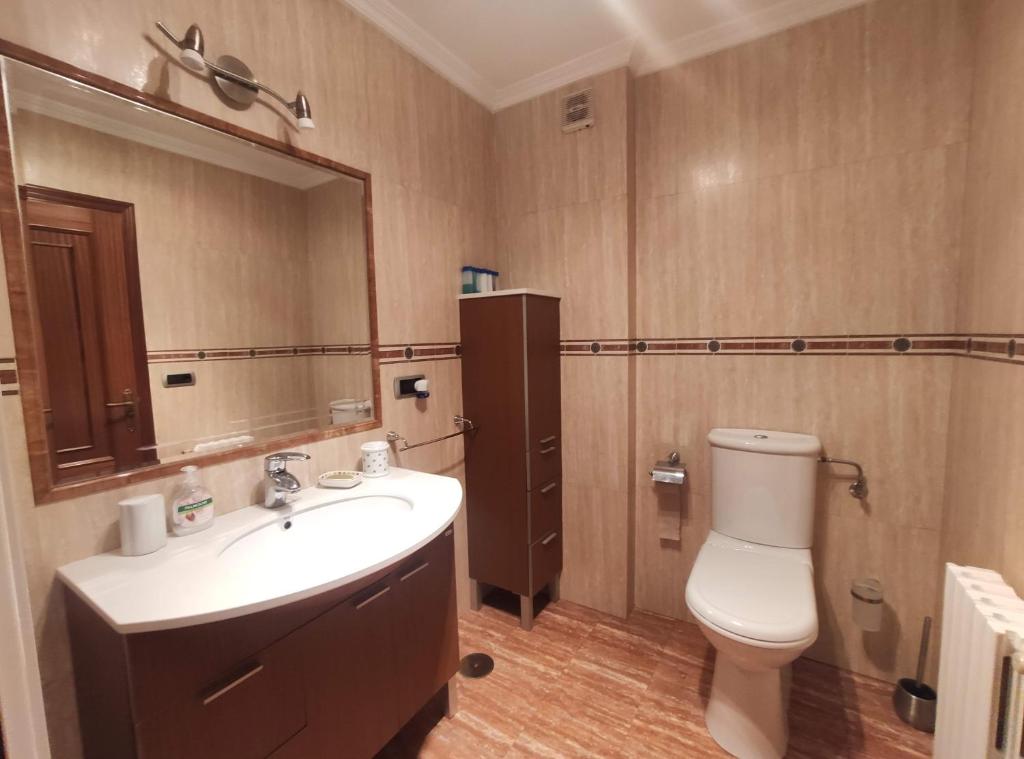 Koupelna v ubytování Casa-Nova Centro