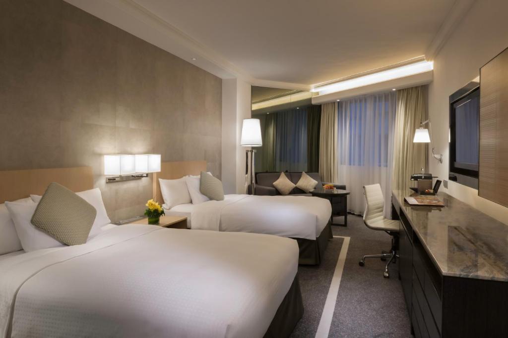 Katil atau katil-katil dalam bilik di Gateway Hotel, Marco Polo