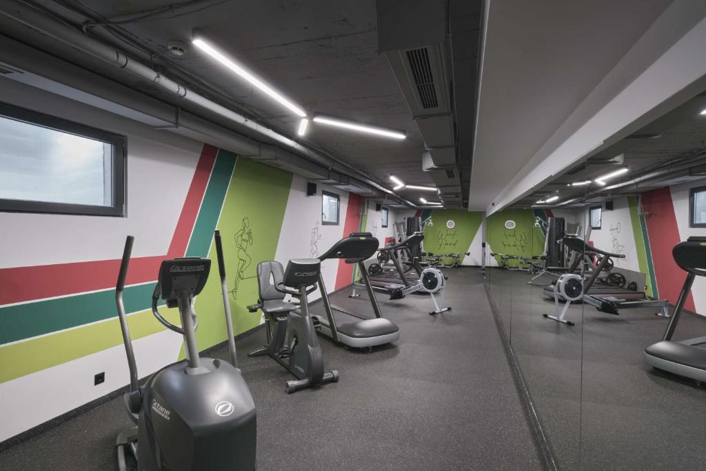 Fitnesscenter och/eller fitnessfaciliteter på Radisson Hotel Plovdiv
