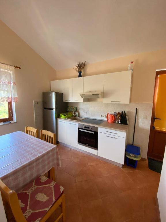 Kuchyňa alebo kuchynka v ubytovaní Apartment Ilovik 8069a