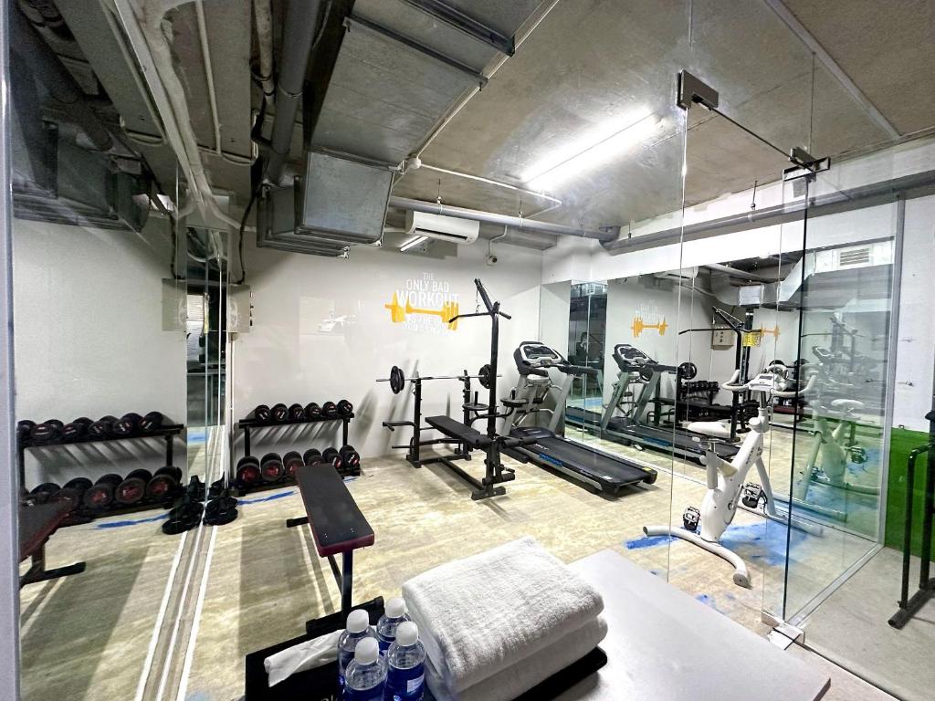 Fitness centrum a/nebo fitness zařízení v ubytování Classic Hotel Hanoi