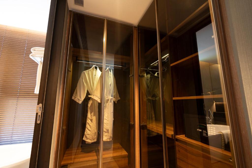Koupelna v ubytování Walton Suites Sukhumvit