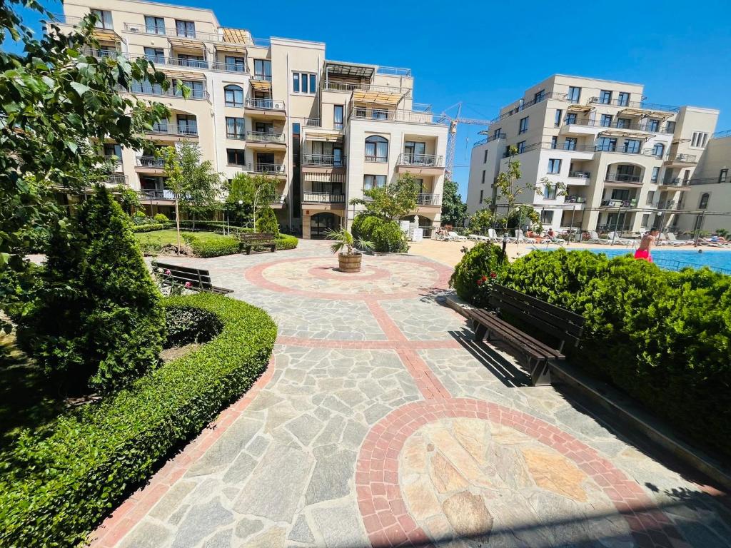 Bygningen som lejligheden ligger i