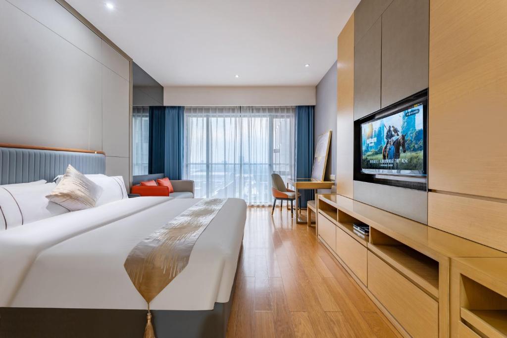 Yicheng Pazhou Poly World Trade Centre Apartment - Business Queen Room - Citizen Chinois Continental
