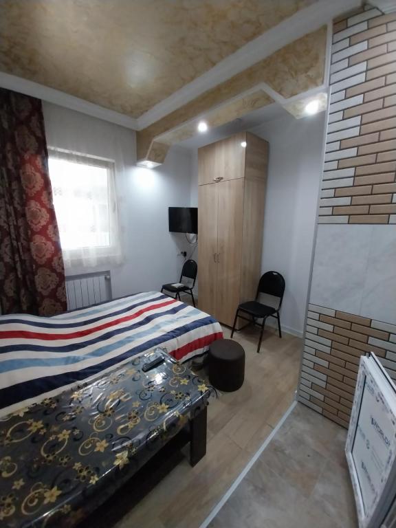 Ένα ή περισσότερα κρεβάτια σε δωμάτιο στο Nice studio with all amenities