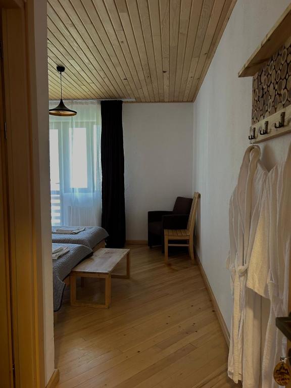 Postel nebo postele na pokoji v ubytování Beko’s garden Inn